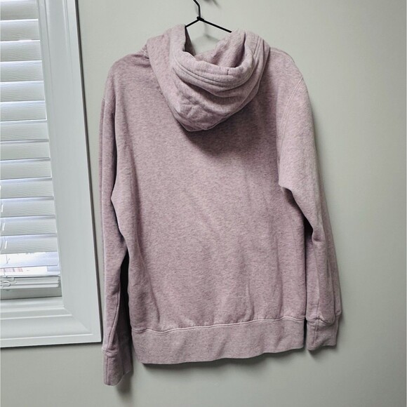 American Eagle Men’s Hoodie Super Soft Size M Pastel Pink Sweatshirt Pullover - Picture 4 of 8